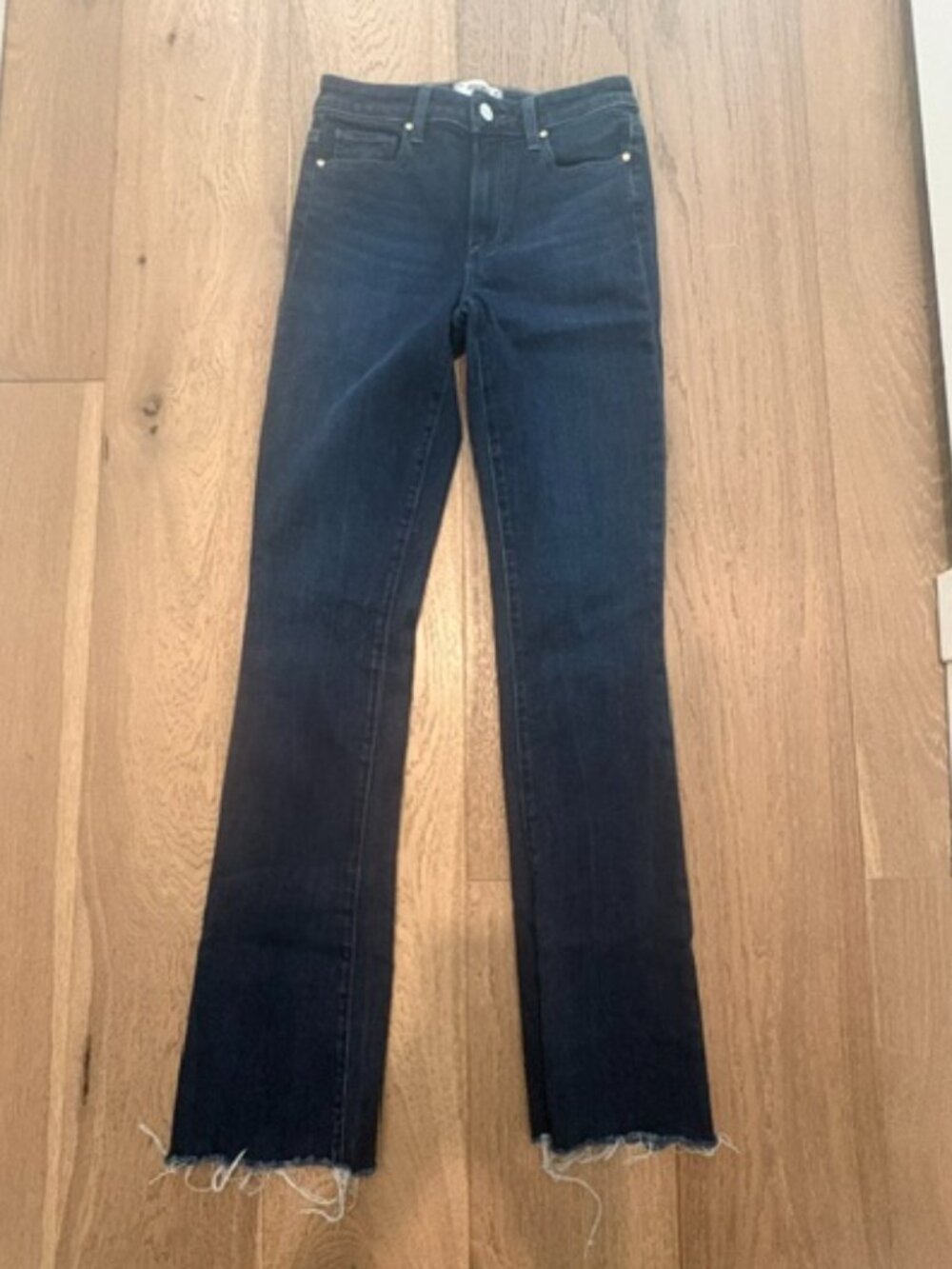 Paige - High Rise Manhattan Size 27 Dark Denim Jeans